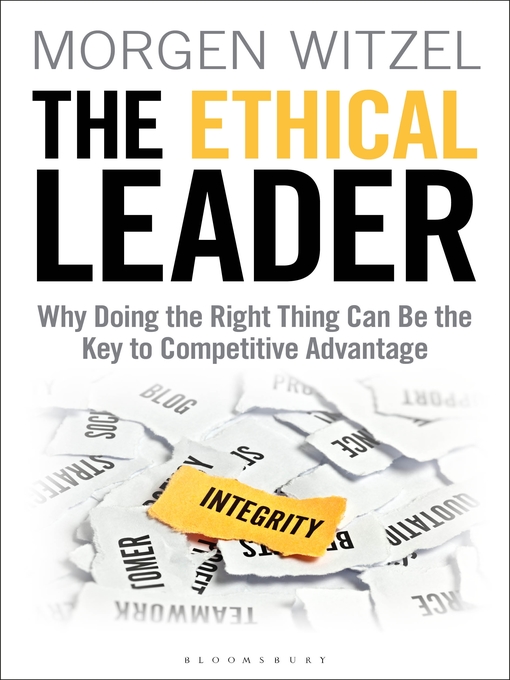 Title details for The Ethical Leader by Morgen Witzel - Available